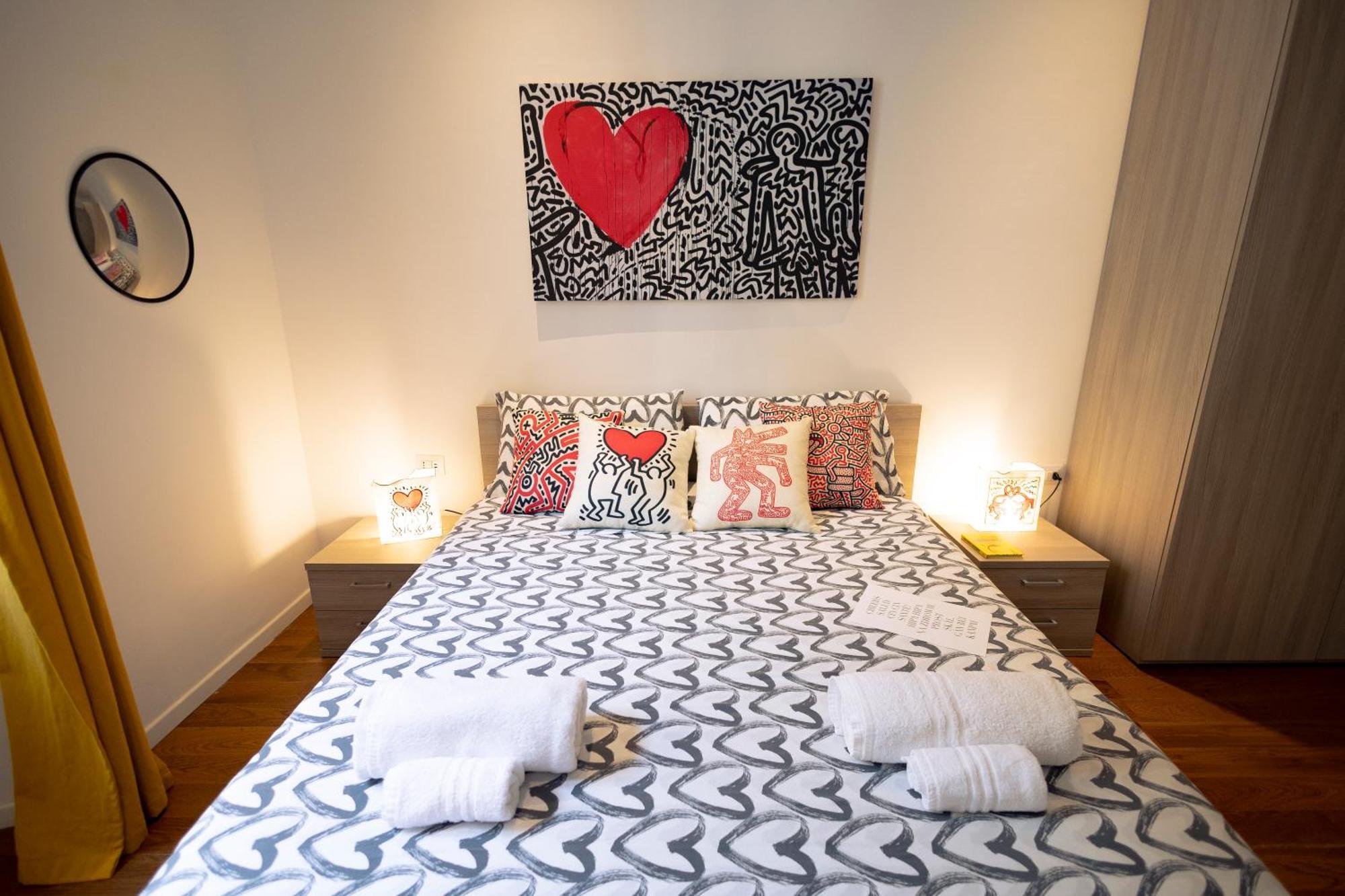 The Keith Haring Room - Private Bedroom Milano Esterno foto